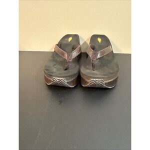 Volitile Wedge Sandals Size 8 Brown